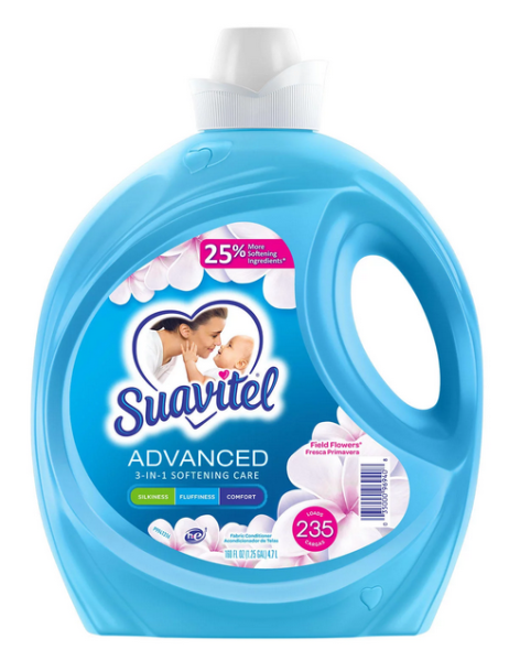 SUAVITEL Advanced Fabric Softener 'Field Flowers' Weichspüler 280 Loads 4700 ml